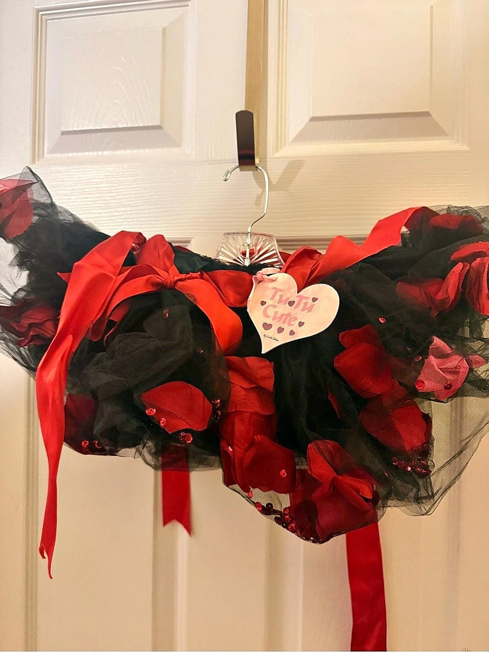 Tutu  Red & Black girls  Costume